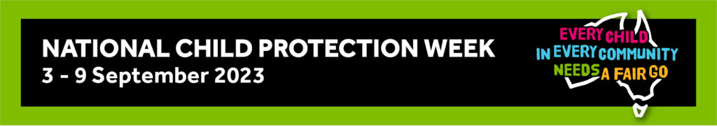 National Child Protection Week 3 – 6 September web banner 
