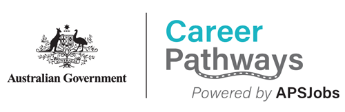 Australian Government - Career Pathways logo. Powered by APSJobs