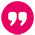quotation marks - pink