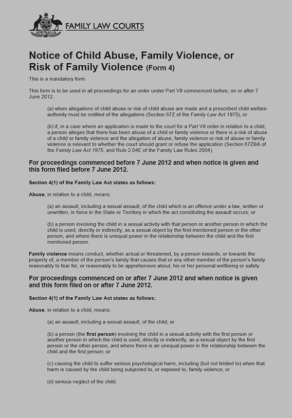 family violence thesis