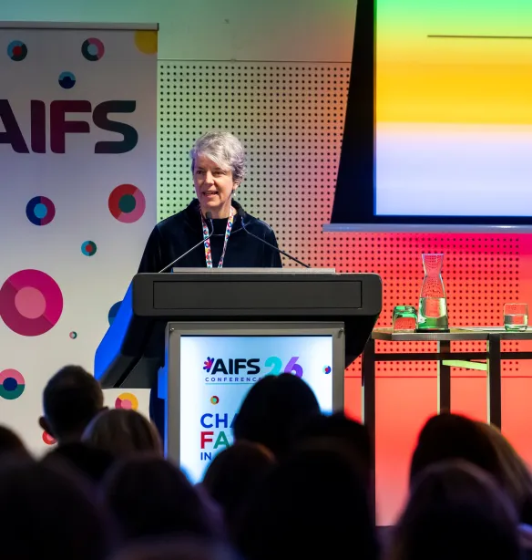Liz Neville opens the 2026 AIFS Conference
