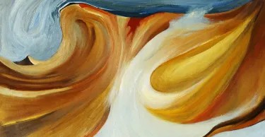 Abstract Multicolored Oil Painting Texture Background Pattern