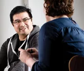 Mid 40's Male Taking Part In a Counselling Session Mid 40's Male Taking Part In a Counselling Session