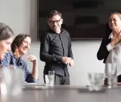 Small business meeting with a local flavour of ethnically diverse people. Small business meeting with a local flavour of ethnically diverse people.