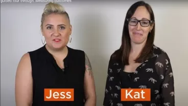 YouTube screenshot: Jess and Kat YouTube screenshot: Jess and Kat