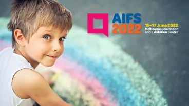 Child drawing rainbow
