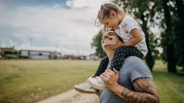Father and daughter spending quality time together.