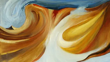 Abstract Multicolored Oil Painting Texture Background Pattern