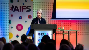 Liz Neville opens the 2026 AIFS Conference
