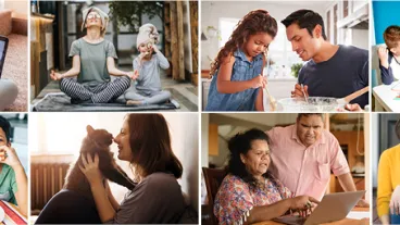 Families in Australia Survey families montage