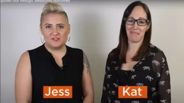 YouTube screenshot: Jess and Kat
